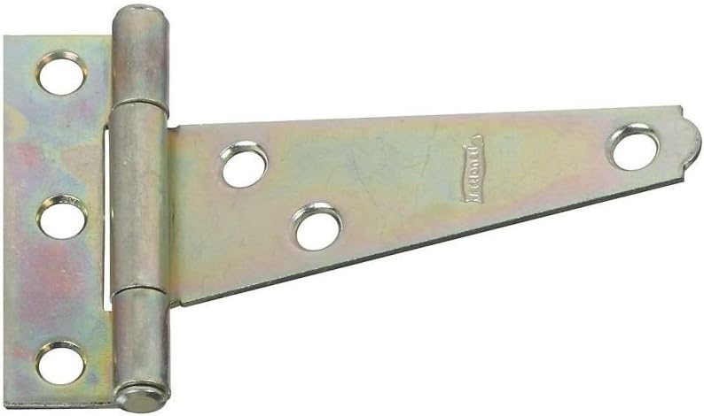 National Hardware N128-512 6 Pack V284 3-Inch Zinc Plated Light T Hinge