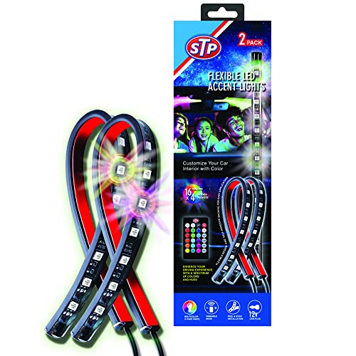 Luces LED interiores para auto 16 colores 2 unidades