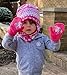 N'Ice Caps Kids Magic Stretch Gloves Mitten 3 Pairs Toddler Boys Girls Winter (2-4 Years, Dinos - Red/Royal/Black Mittens)