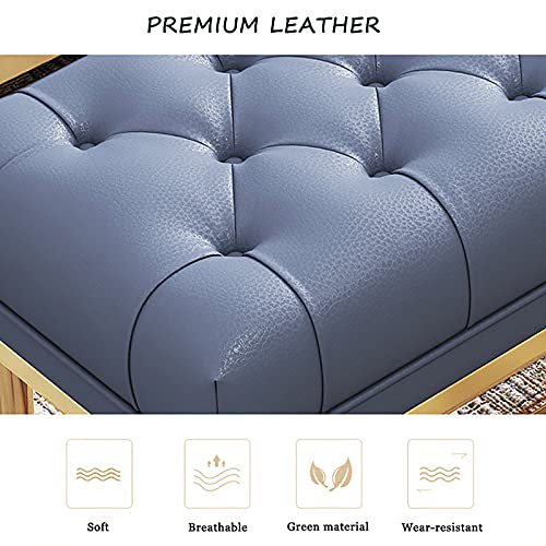 Banc de couloir gris à chaussures pour simplifier vos matins