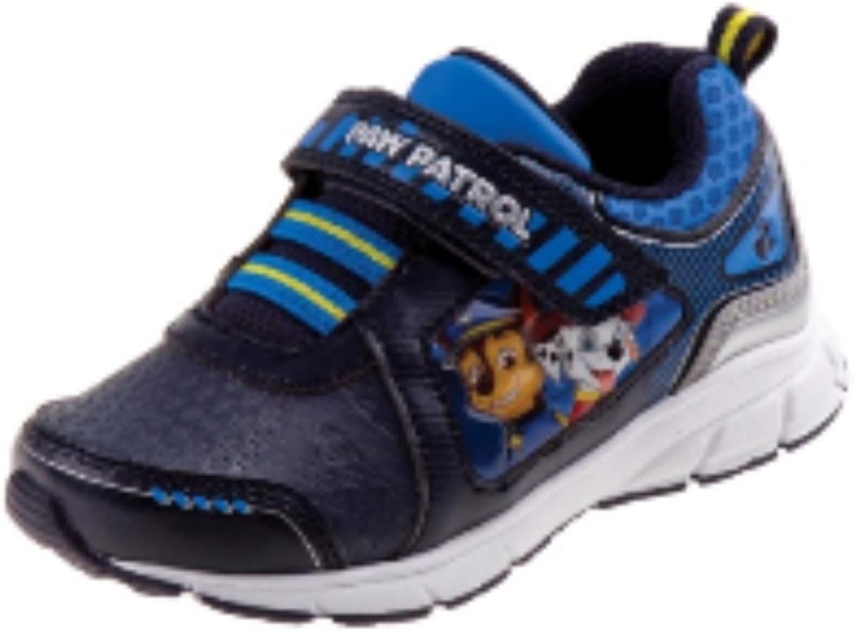 Paw Patrol Boys' Toddlers Blue/Black/White Sneakers Light Up Shoe