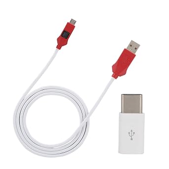 HERCHR EDL Deep Flash Cable Advanced 9008 Mode Deep Flash Cable 2-in-1 Deep Flash Engineering Cable with Type-C Adapter EDL Cable Service Cable forXiaomi forMIUI Open Port 9008 Flash Cable