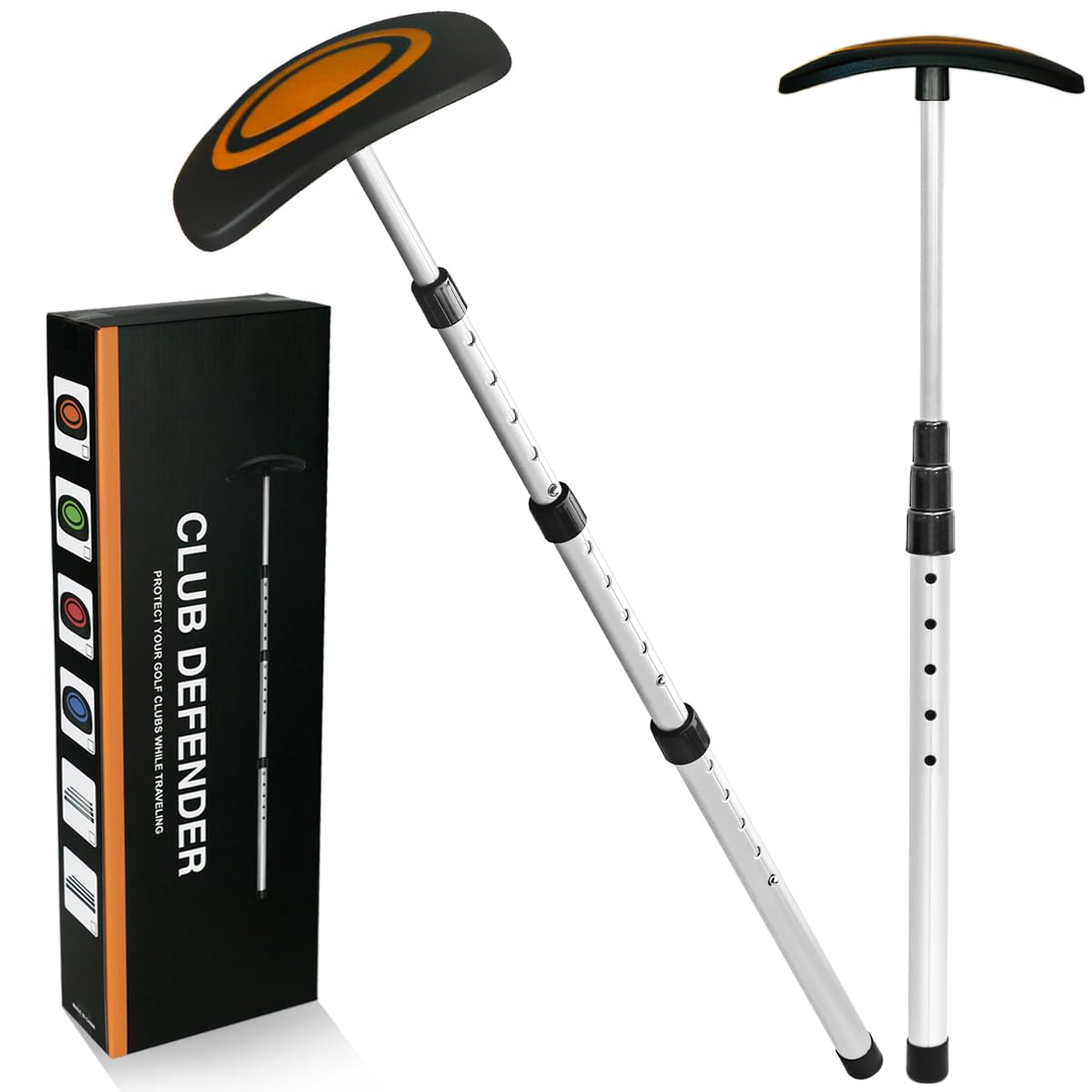 Sistema de soporte de bolsa de viaje de golf, kit de protección de viaje para palos de golf