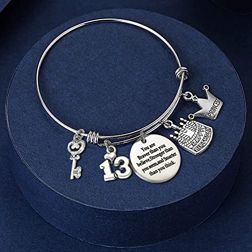 Image of Silver /14k Gold Plated Birthday Bracelet, Natural Healing Crystal Bracelet Gifts for Her Birthday for Daughter Granddaughter Friends Mom Grandma Sister