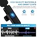 USB C Wireless Lavalier Microphone for iPhone 17 16 Pro Max 16e 15,Samsung Galaxy S25 A16 S24 Ultra,Noise Reduction Mini Lapel Mic Clip on,Lav Mic on Video Recording,Tiktok,Youtube,Vlog,Live Streaming