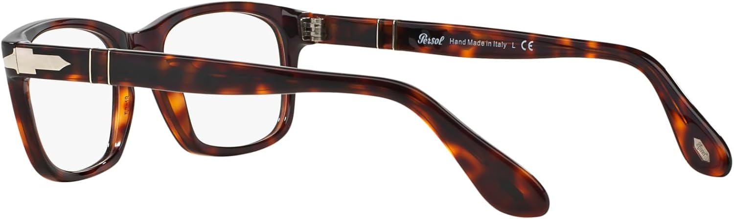 Persol PO3012V Square Prescription Eyewear Frames Havana/Demo Lens 52 Millimeters image 5 of 7 B007MLMYN6
