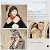 Kavya Bandeau Cheveux Femme Hiver Chaud, Polaire Bandeau Hiver Femme Fille Beaux Cache Oreilles Tricoté Crochet Headband Bandeau Oreille femme Pratique Cadeau de Noël #3
