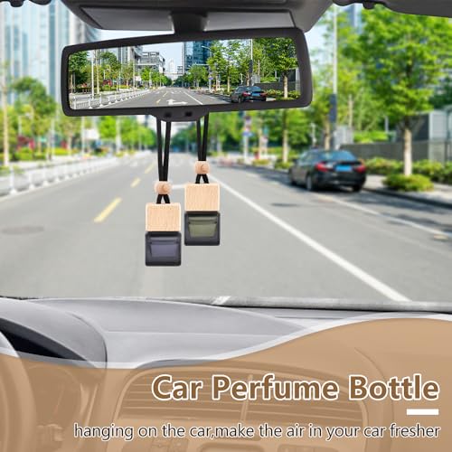 15-Pcs-Hanging-Car-Air-Freshener-Bottle-Empty-Car-Essential-Oil-Diffuser-Bottles-Pendant-Black-Glass-Perfume-Bottles-Aromatherapy-Fragrance-Bottle-Auto-Ornaments-Decor