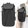 Backpack Shoulder Strap Pouch - Smartphone Strap Pack,Waterproof Rucksack Shoulder Pocket Attachment,Backpack Attachment Bag for Hikers,Small Crossbody Bag Waist Pack for Sports Hiking Camping(Black)