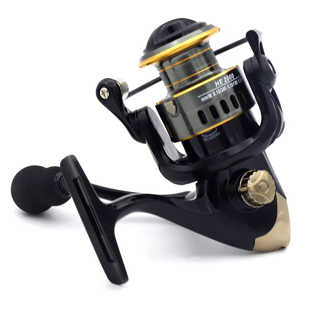 Proberos® Spinning Fishing Reel Heavy Duty Metal Spinning Fishing Reel Smooth 11BB Left/Right Interchangeable Metal Shaft Handle Smooth 11BB 5.2: 1 Gear Ratio: Buy Online at Best Price in UAE