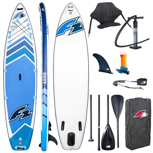 Campsup SUP F2 AXXIS 11'6 Combo HELLBLAU Aufblasbares Stand Up Paddle Board | 354x84x15 cm | Surfboard für Einsteiger & Fortgeschrittene mit zubehör | Tragkraft bis 165 Kg