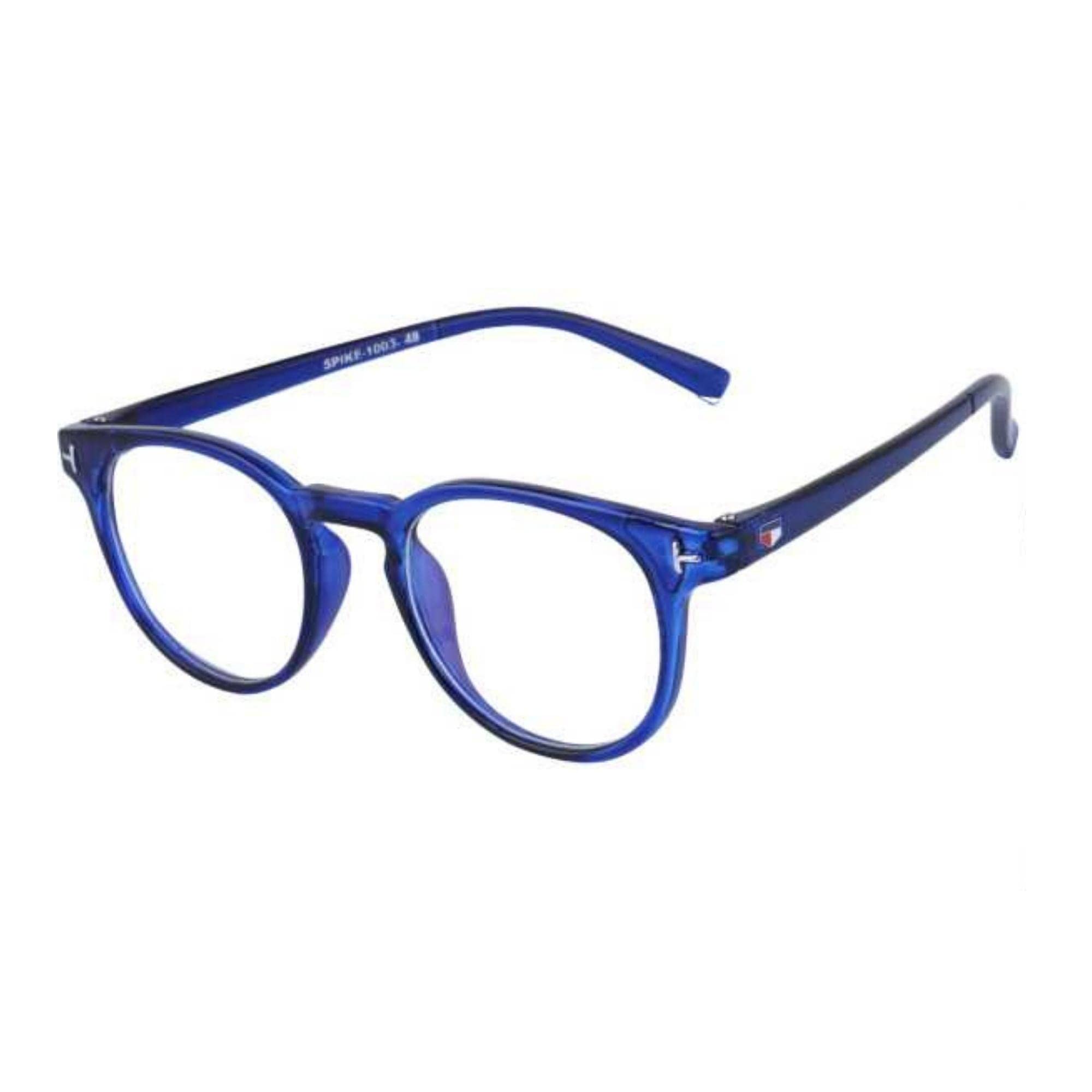 Fancy-Creation UV Protection Transparent Zero Power Reading Glasses Customizable For Men & Women (Black) (Oval, Royal Blue) (B08NVNW5HW) Amazon Price History, Amazon Price Tracker