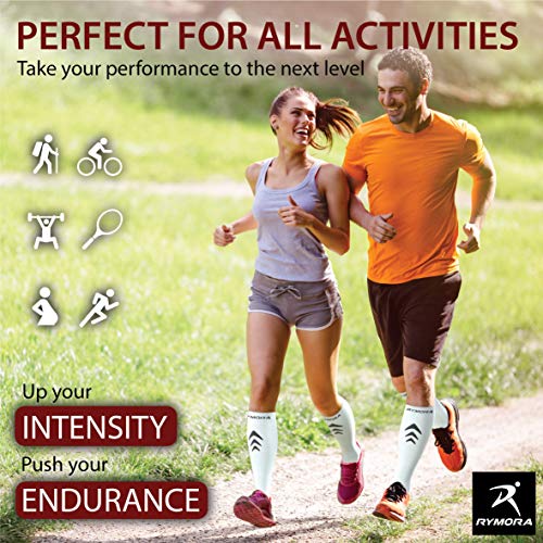 Image of Rymora Compression Socks for Men and Women - for Sports, Running, Flying, Work & More