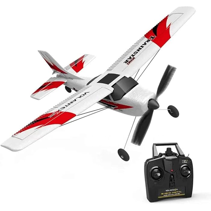 Buy ZhiquNB Kids Glider, VOLANTEXRC Trainstar RC Airplane 2.4GHz 3CH 400mm RC Gliders