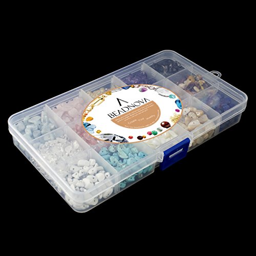 Beadnova 5Mm-7Mm Crystal Chips For Jewelry Making Crystal Bead Chips Gemstone Crystal Pieces Irregular Shaped Loose Beads For Jewelry Making Bracelet Making #TOP7