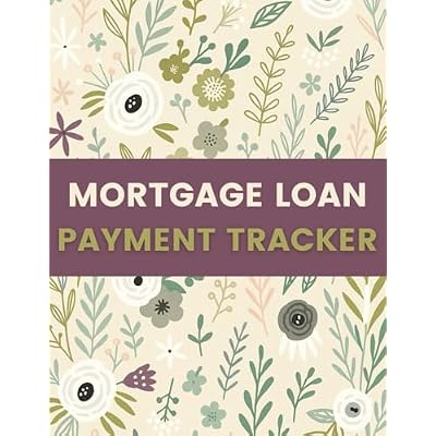 Mortgage Loan Payment Tracker (8.5 x 11 Inches)