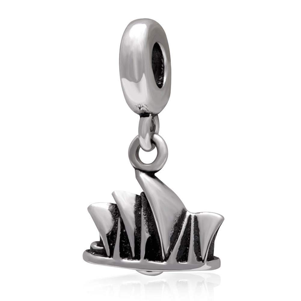925 Sterlign Silver Sydney Opera House Charm Famous Charm 925