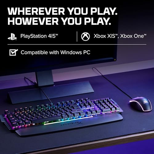 Image of HyperX Alloy Mkw100 Mechanical Gaming Keyboard, Dynamic RGB Lighting, Onboard Memory to Save Lighting Profiles, Dust-Proof Mechanical Switches (4P5E1Aa#Aba), Wired, Black