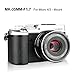 Meike 35mm F1.7 Manual Focus Prime Lens for Micro 4/3 MFT M4/3 Compatible with Olympus and Panasonic Mirrorless Cameras GH4 GH5 GH6 GH7