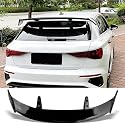 GOYMFK Glänzend Schwarz Auto Heckspoiler Hintere Kofferraum Fenster Dachspoiler für Audi A3 Fließheck A1 Sportback Q2 Q3 Q5 Q7 Exterieur Zubehör