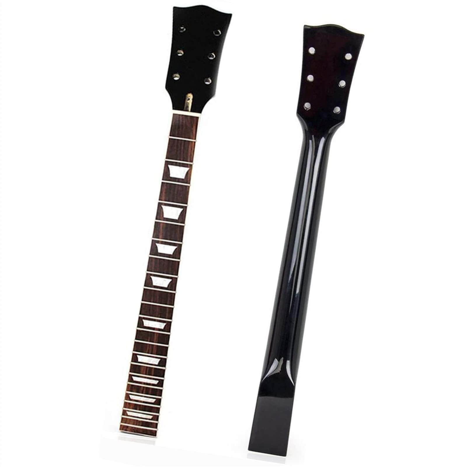 Uchwyt do gitary elektrycznej 22 progi solidny uchwyt gitarowy z drewna klonowego palisander do gitary elektrycznej