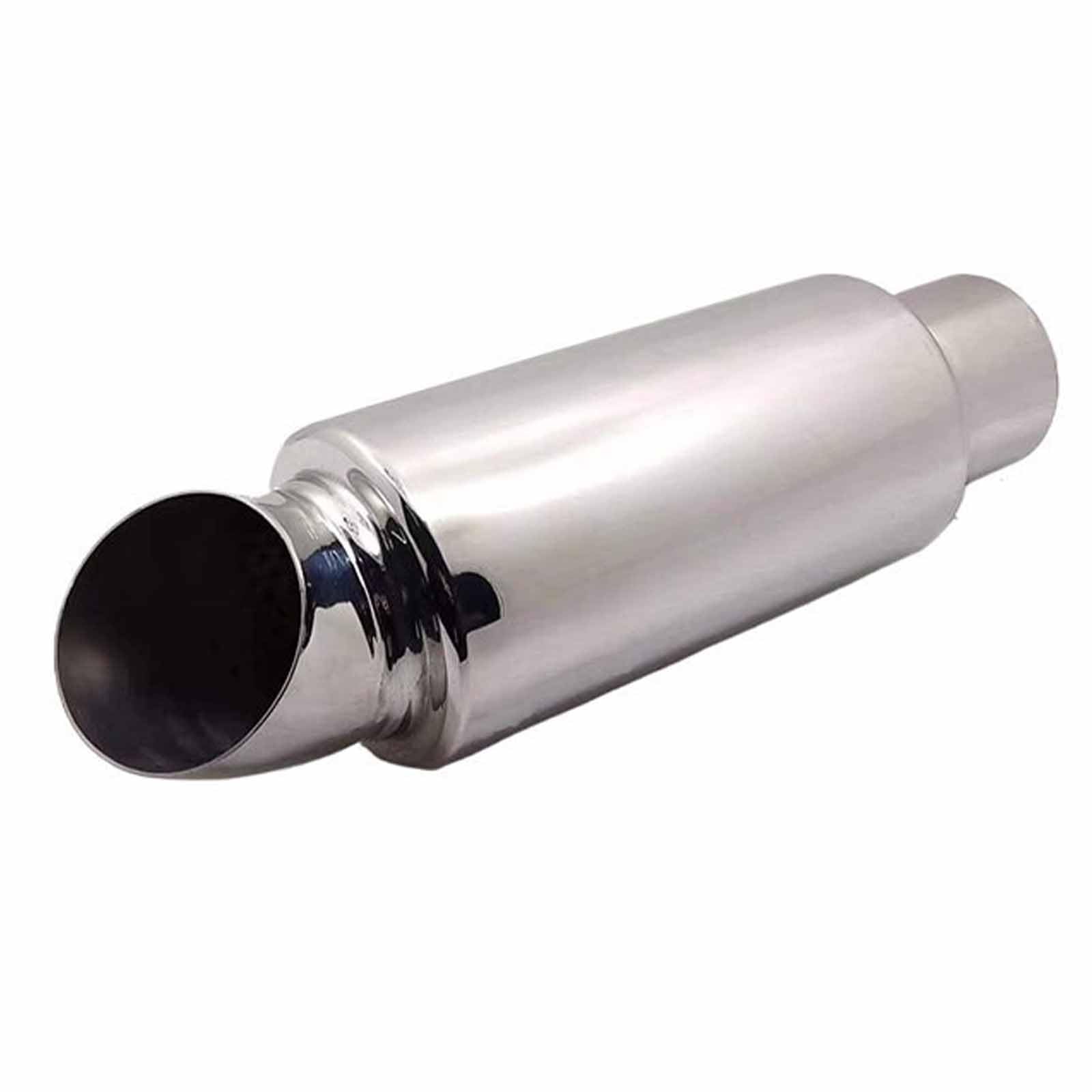 Amazon | 汎用 63mm（2.48 インチ） シルバー マフラーエンド