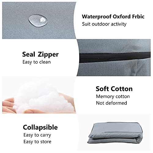 Floguor Folding Floor Gaming Chair 6-Position Adjustable Lounger Chair With Back Support Chaise Lounger Indoor For Adults Living Room Recliner For Gaming, Reading, Meditating 6087Gr #TOP1