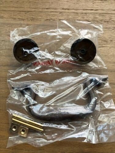 Vintage Furniture Chippendale Drawer Bail Knocker Pull 3 1/2" C-C Handle Antique Brass