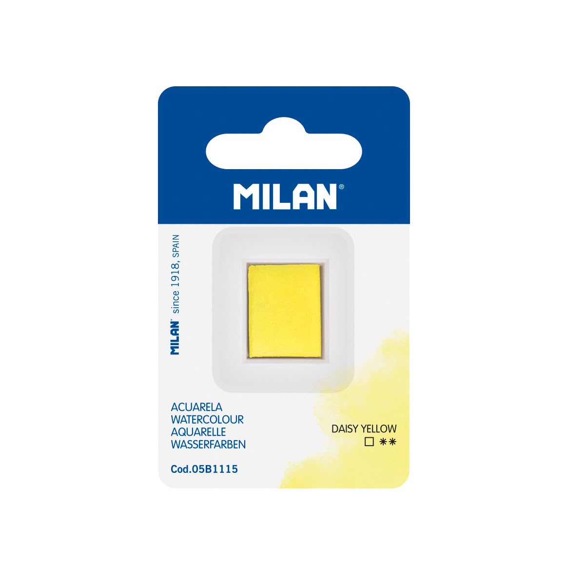 Milan® Medium Godet Watercolor Refill, Daisy Yellow
