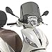 5612S A5606A|58 PARABREZZA VISIERA SCHERMO CUPOLINO PARAVENTO + ATTACCHI GIVI COMPATIBILE CON PIAGGIO MEDLEY 125 150 2019 MOTO SCOOTER