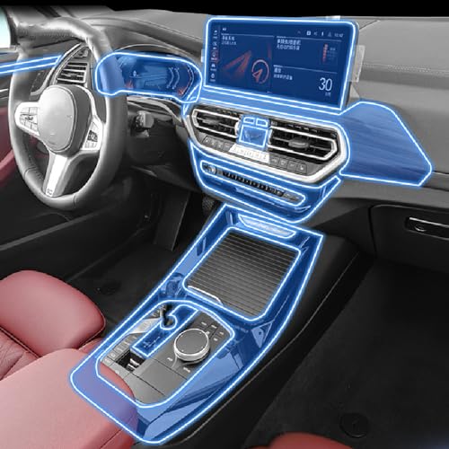 Protecteur d'écran de navigation de voiture JCAKES anti-rayures pour intérieur BMW X4 2022