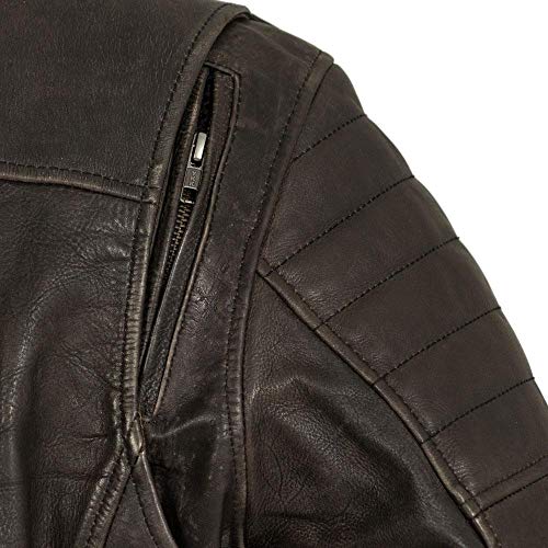 image for First MFG Co.- Commuter- Men’s Motorcycle Leather Jacket |Men’s Le