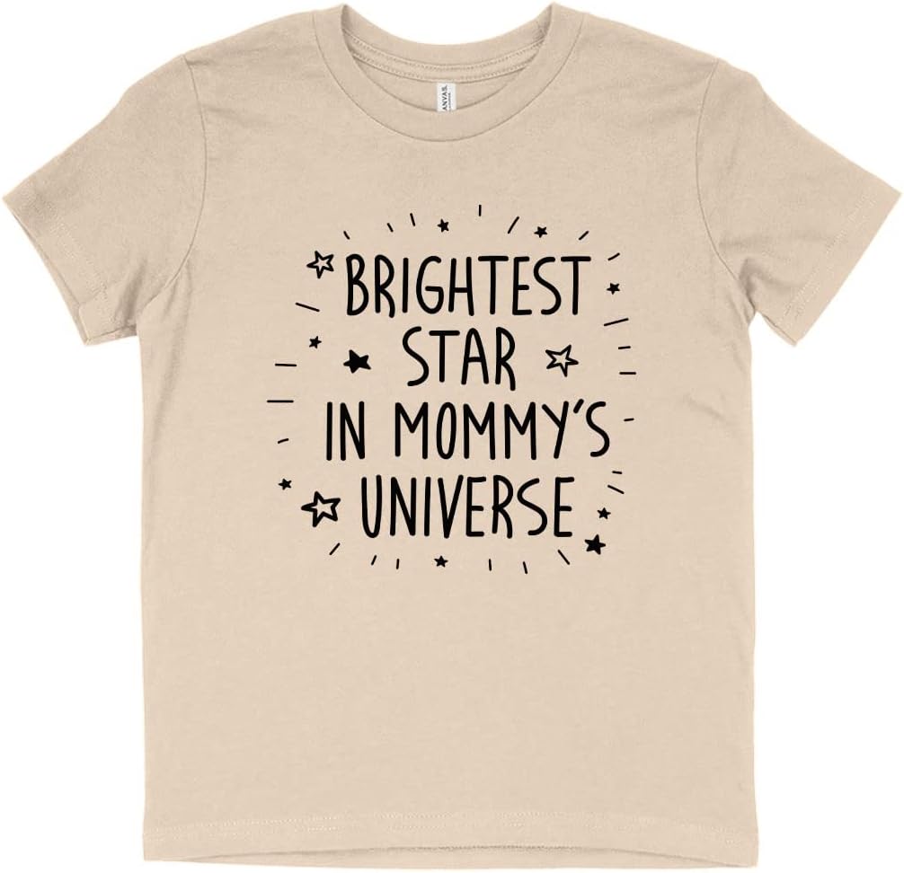 Brightest Star in Mommy's Universe Kids' T-Shirt - Family T-Shirt - Cute Saying Tee Shirt for Kids