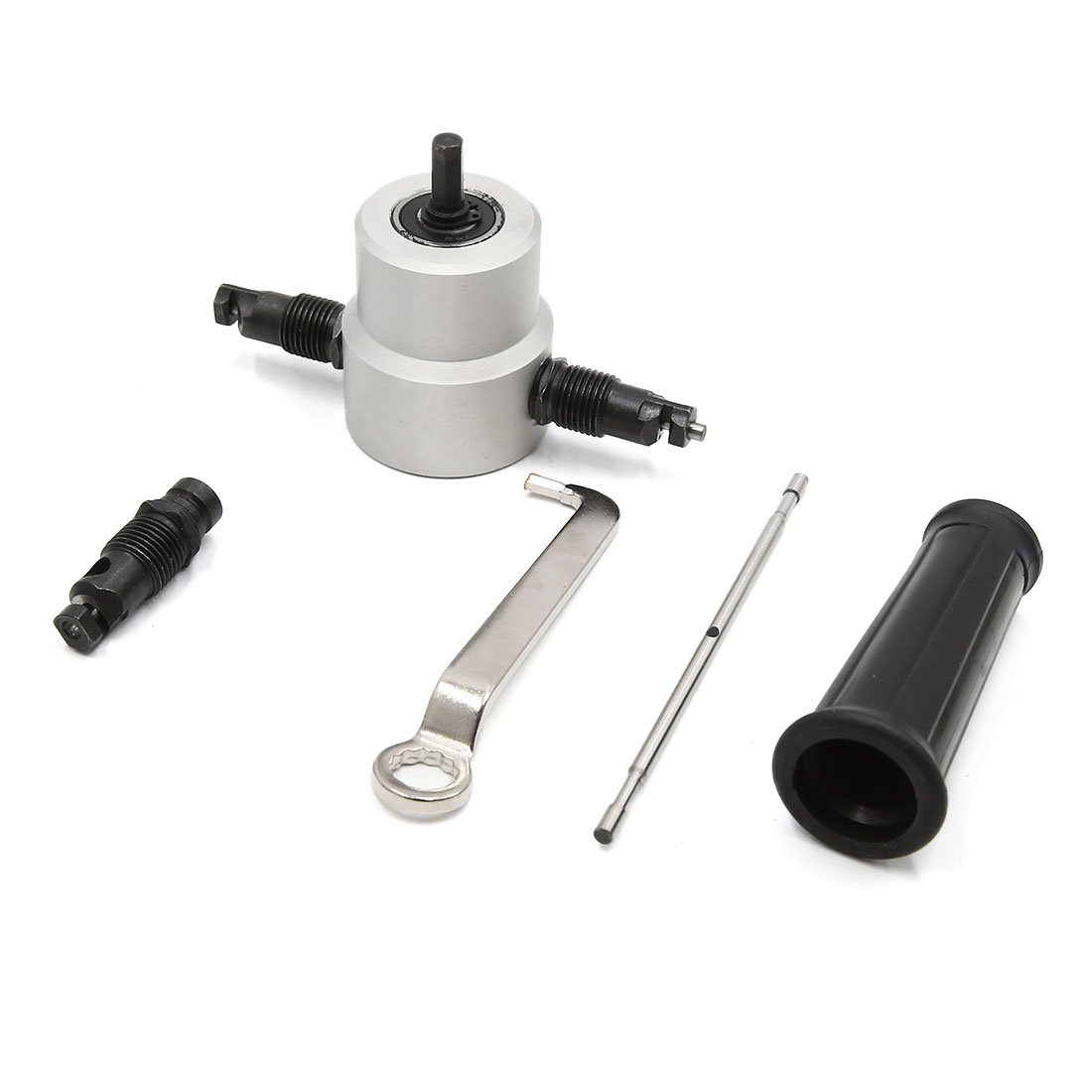 Ruilogod Tool Kit di metallo doppia testa Sheet Nibbler Saw Cutter per auto per