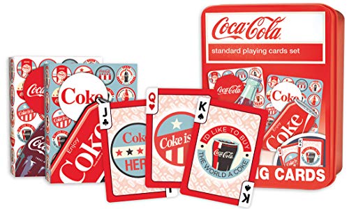 Masterpieces Officially Licensed Coca Cola 2 Pack Playing Cards - 54 Card Deck For Adults #TOP1