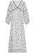 Marca Amazon - find. Vestido Mujer, Multicolor (Ecru), 38, Label: S