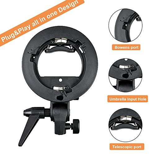 Soporte tipo S Bowens Godox, ideal para fotografía de retrato con softbox 3