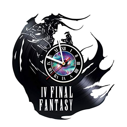 Final Fantasy 7 Adventure Anime PS PC Games Vinyl Record Wall Clock - Decorate your home with Modern Famous Final Fantasy Movie - Fantasy art design Incredible Art - LEAVE A FEEDBACK AND WIN A CLOCK