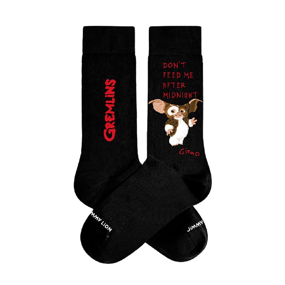 Jimmy Lion Gremlins Warning Sports Socks Black - Brand: Jimmy Lion - EAN: 8436607955894 - Footwear Size: 41-46