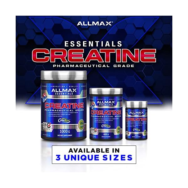 ALLMAX Nutrition - Creatine Monohydrate, Micronized Creatine Powder for Strength and Muscle Recovery, Gluten Free & Fast Absorbing, 100g - Image 7
