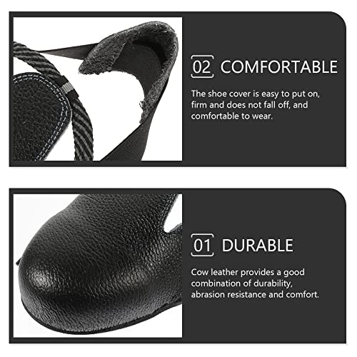 Coheali Steel Toe Cap 1 Pair Safety Shoes Caps Safety Overshoes With Steel Toe Universal Labor Insurance Shoe Covers With Adjustable Strap For Industry Workplace (Size Eur 36), Medium #TOP3