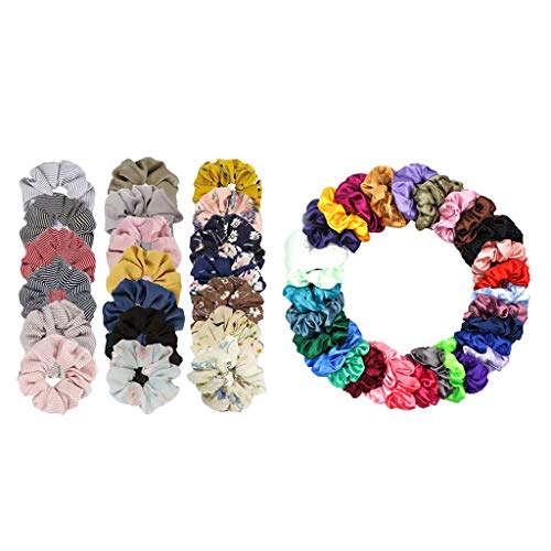 Preisvergleich Produktbild joyMerit 50x Mädchen Haargummis Verschiedene Haarbänder Haargummis Bogen