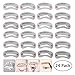 Brillife Eyebrow Shaper Stencil Shaping Template, Easy Instant Eyebrow Shaping Stencil Eye Brows Stencils Shapers Drawing Guide Reusable Eyebrow Mold Microblading Stencil Kits for Beginners