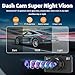 Dash Cam Front and Rear Dash Camera WiFi/APP Control Car Camera with 64G Card 2.5K Front Dash Cam+1080P Rear Dashcams with Super Night Vision, Loop Recording, G-Sensor