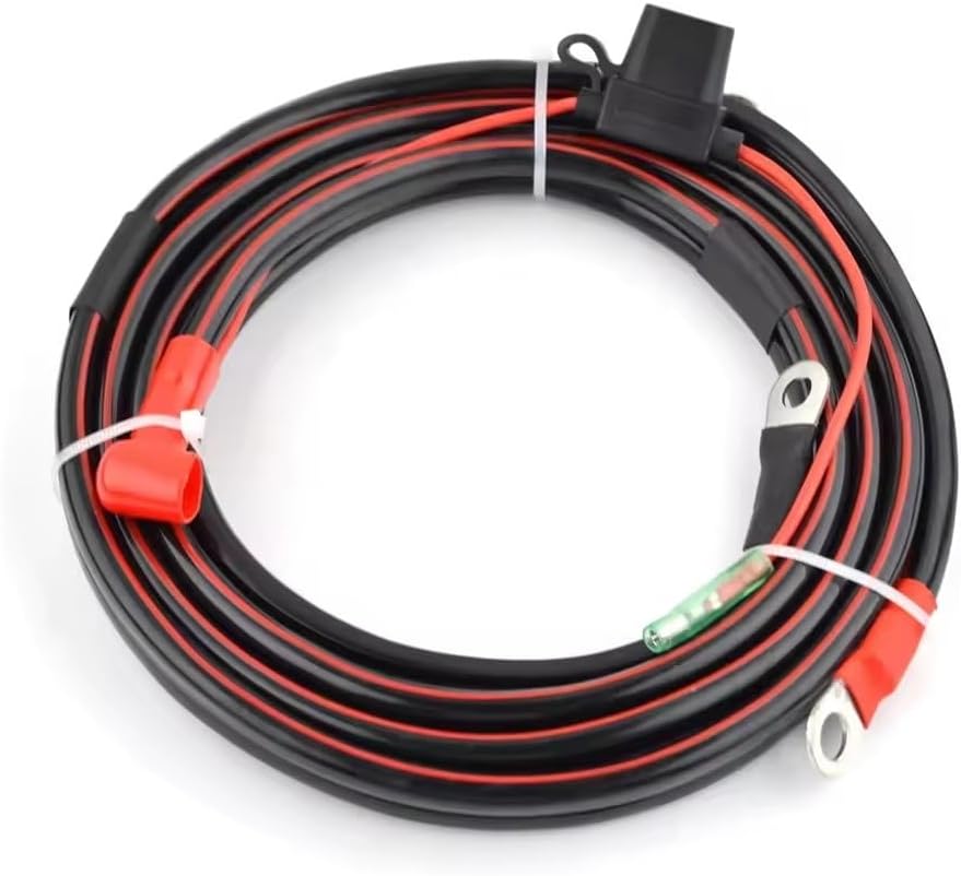 66T-82105 Battery Cable 2M/6.56FT Fit Yamaha Parsun Powertec Outboard Engine 15HP-85HP 66T-82105-00