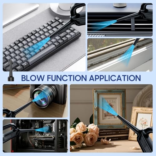 Image of Handheld Vacuum Cordless, 17000Pa Car Vacuum Portable Cordless with Brushless Motor, 2-in-1 Vacuum Cleaner with Multi-Nozzles & Washable Filters, 2 Suction Modes for Home, Car, Office, Pet Hair