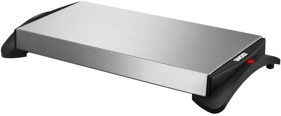 Unold Tabletop Food Warmer 58815 - Cordless When in Use - Heats in Only 5 Mins - 1100W - Ceramic Heat Accumulator