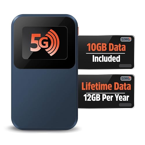Solis Edge – 5G Hotspot Device, Bundle Includes Lifetime Data