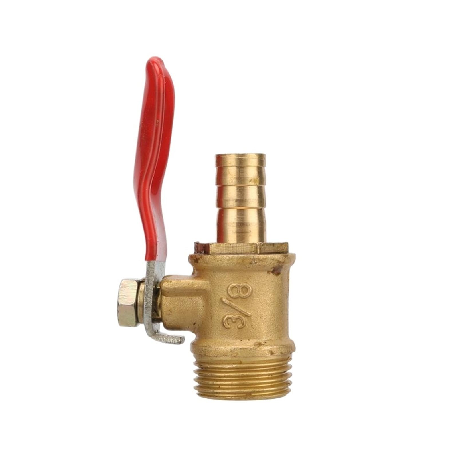 Robinet à boisseau sphérique 3/8 en laiton durable pour tuyau 8mm