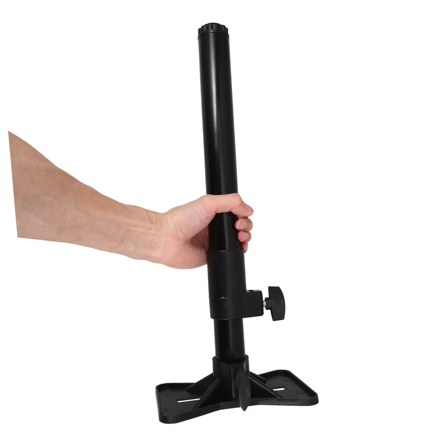 Soportes Ajustables para Fregadero bajo Encimera Negro, 2 Piezas